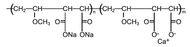 Poly(methyl vinyl ether/maleic acid) mixed salts copolymer (MP series)